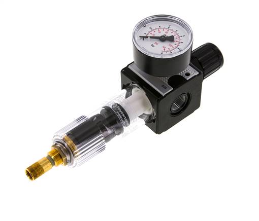 Filter-Regulator G3/8'' 1600 l/min 0.2-6.0bar/3-87psi Auto Polycarbonate Multifix 1