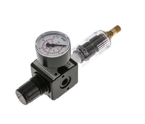 Filter-Regulator G1/4'' 1600 l/min 0.5-16.0bar/7-232psi Auto Polycarbonate Multifix 1