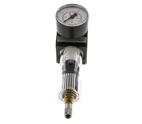 Filter-Regulator G3/8'' 1600 l/min 0.5-10.0bar/7-145psi Auto (Closed Without Pressure) Polycarbonate Multifix 1
