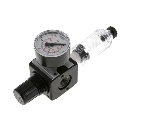 Filter-Regulator G3/8'' 1600 l/min 0.5-16.0bar/7-232psi Semi-Auto Polycarbonate Multifix 1