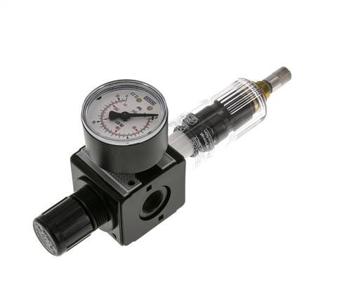 Filter-Regulator G3/8'' 1600 l/min 0.5-10.0bar/7-145psi Auto (Closed Without Pressure) Polycarbonate Multifix 1