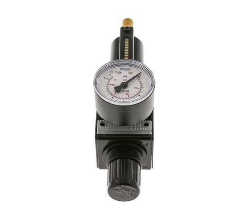 Filter-Regulator G1/4'' 1600 l/min 0.5-10.0bar/7-145psi Auto Metal Multifix 1