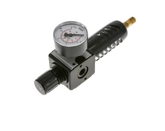 Filter-Regulator G1/4'' 1600 l/min 0.5-16.0bar/7-232psi Auto Protective Cage Polycarbonate Multifix 1
