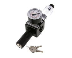 Filter-Regulator G3/8'' 1600 l/min 0.2-6.0bar/3-87psi Semi-Auto Cylinder Lock Polycarbonate Multifix 1