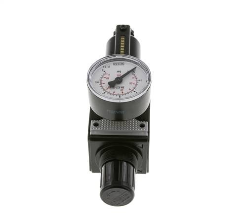 Filter-Regulator G3/8'' 1600 l/min 0.1-3.0bar/1-44psi Semi-Auto Metal Multifix 1
