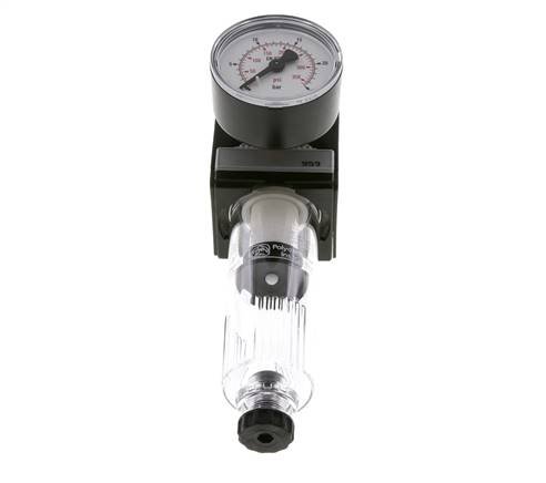 Filter-Regulator G3/8'' 1600 l/min 0.5-16.0bar/7-232psi Semi-Auto Polycarbonate Multifix 1