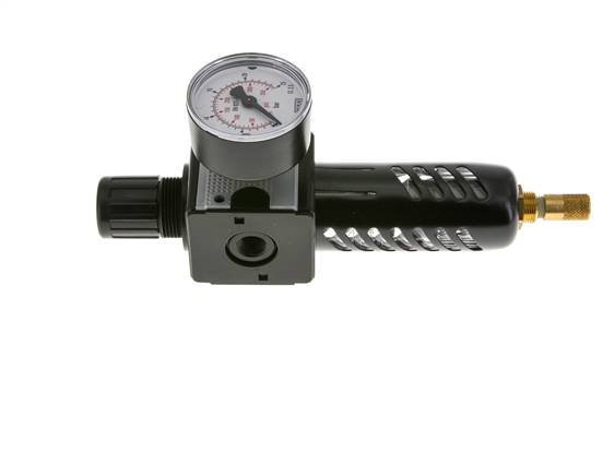 Filter-Regulator G1/4'' 1600 l/min 0.5-16.0bar/7-232psi Auto Protective Cage Polycarbonate Multifix 1