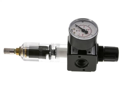 Filter-Regulator G3/8'' 1600 l/min 0.5-10.0bar/7-145psi Auto (Closed Without Pressure) Polycarbonate Multifix 1