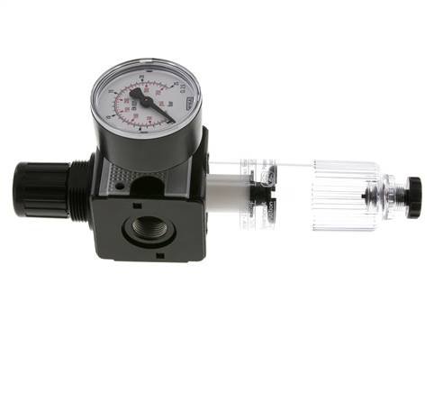 Filter-Regulator G3/8'' 1600 l/min 0.5-16.0bar/7-232psi Semi-Auto Polycarbonate Multifix 1