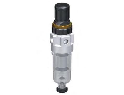 Filter-Regulator G1/4'' 350 l/min 0.5-16.0bar/7-232psi Semi-Auto Polycarbonate Standard 0