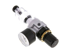 Filter-Regulator G1/8'' 350 l/min 0.5-3.0bar/7-44psi Semi-Auto Polycarbonate Standard 0