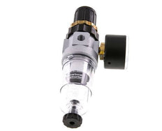Filter-Regulator G1/8'' 350 l/min 0.5-3.0bar/7-44psi Semi-Auto Polycarbonate Standard 0