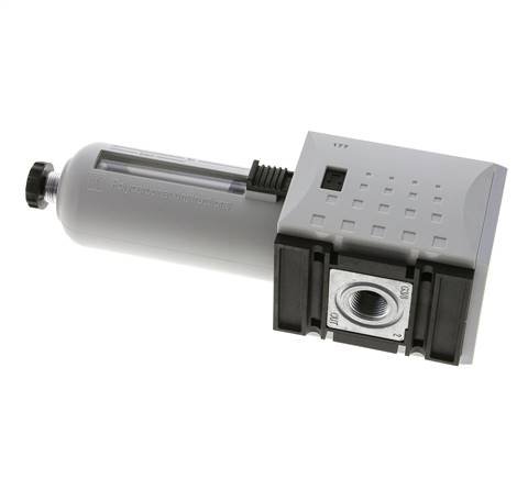 Filter 5microns G3/8'' 3500 l/min Semi-Auto Polycarbonate Futura 2