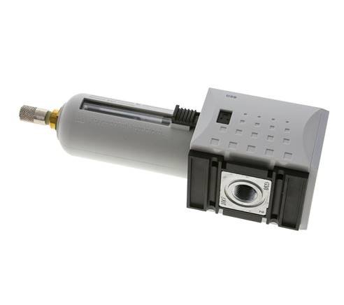 Filter 5microns G3/8'' 3500 l/min Auto (Closed Without Pressure) Polycarbonate Futura 2