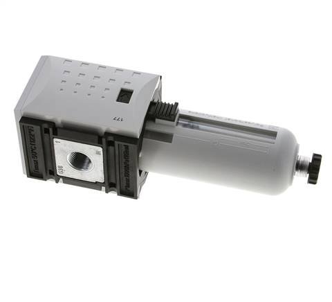 Filter 5microns G3/8'' 3500 l/min Semi-Auto Polycarbonate Futura 2