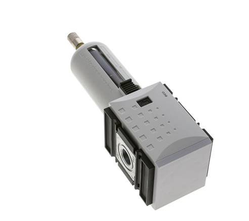 Filter 5microns G3/8'' 3500 l/min Auto (Closed Without Pressure) Polycarbonate Futura 2