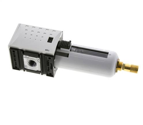Filter 5microns G1/4'' 2200 l/min Auto Polycarbonate Futura 1