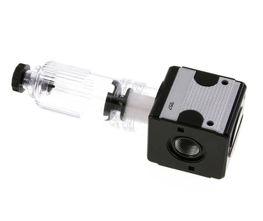 Filter 5microns G3/8'' 2000 l/min Semi-Auto Polycarbonate Multifix 1