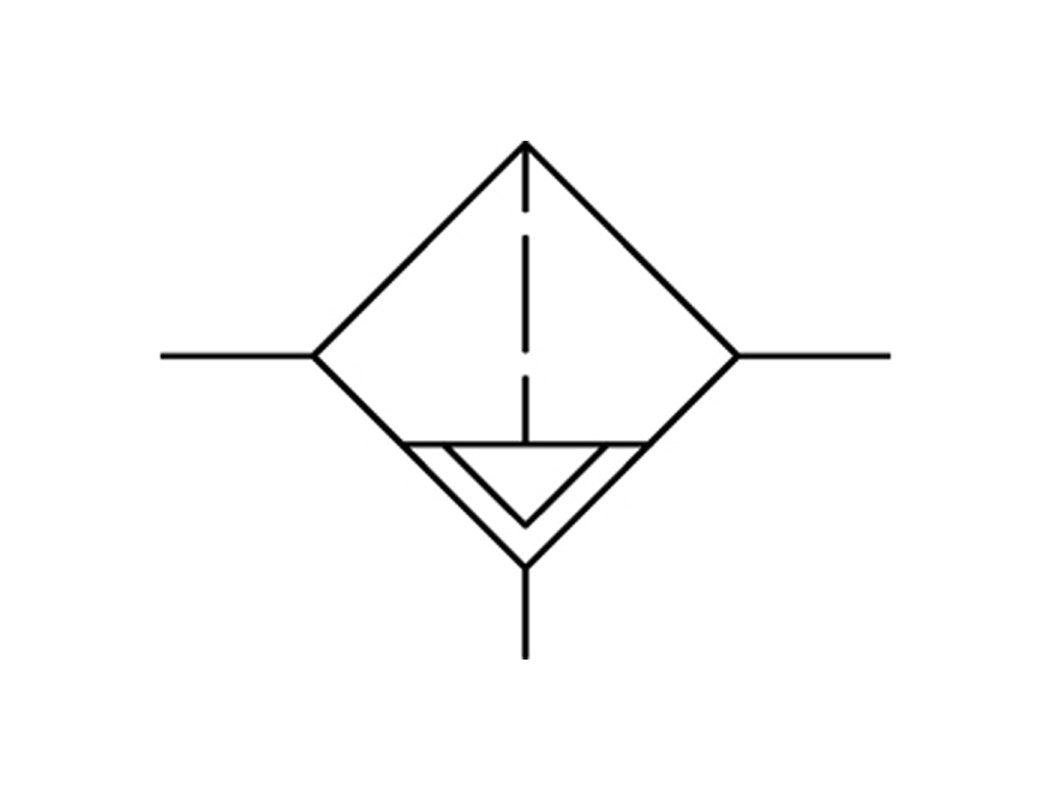Filter 5microns G1/4'' 800 l/min Semi-Auto Metal Standard 1