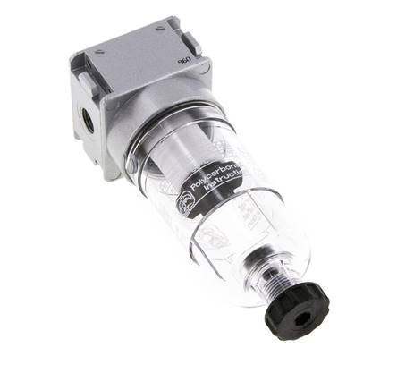 Filter 5microns G1/8'' 1000 l/min Semi-Auto Polycarbonate Multifix 0