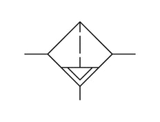 Filter 5microns G1/8'' 1000 l/min Semi-Auto Polycarbonate Multifix 0