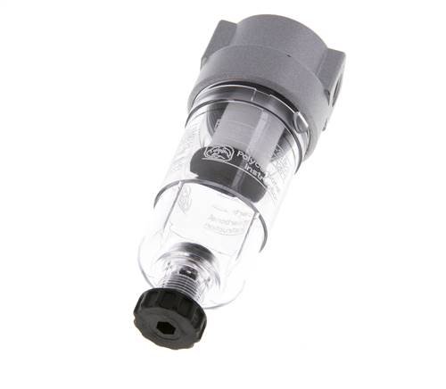 Filter 5microns G1/8'' 800 l/min Semi-Auto Polycarbonate Standard 0