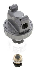 Filter 5microns G1/4'' 800 l/min Semi-Auto Polycarbonate Standard 1