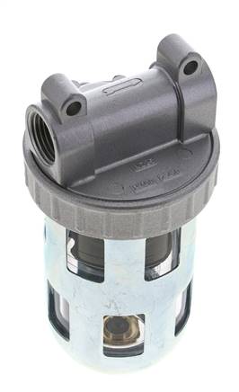 Filter 40microns G1/2'' 3100 l/min Semi-Auto Protective Cage Polycarbonate Standard 2