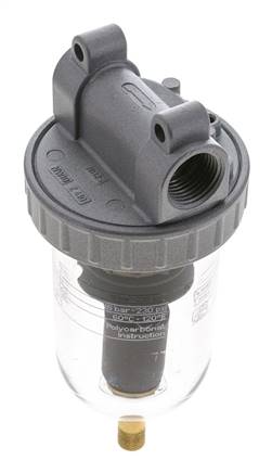 Filter 40microns G1/2'' 3100 l/min Auto Polycarbonate Standard 2