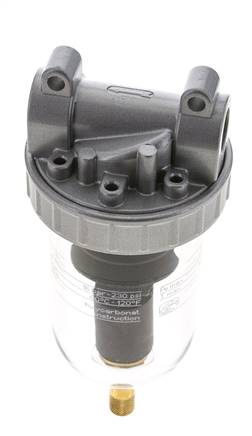 Filter 40microns G3/8'' 3100 l/min Auto Polycarbonate Standard 2