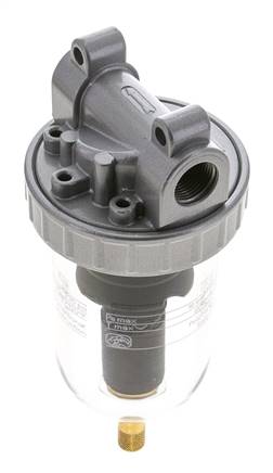 Filter 40microns G3/8'' 3100 l/min Auto Polycarbonate Standard 2