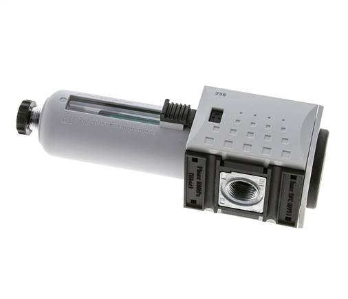 Microfilter 0.01microns G3/8'' 350 l/min Semi-Auto Polycarbonate Futura 1