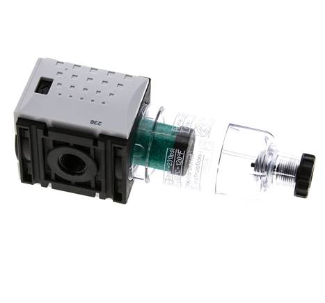 Microfilter 0.01microns G1/4'' 190 l/min Semi-Auto Polycarbonate Futura 0