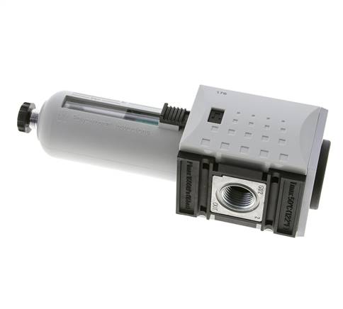 Microfilter 0.01microns G1/2'' 450 l/min Semi-Auto Polycarbonate Futura 2