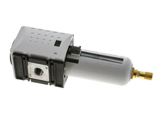 Microfilter 0.01microns G3/8'' 450 l/min Auto Polycarbonate Futura 2