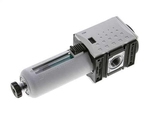 Microfilter 0.01microns G3/8'' 350 l/min Semi-Auto Polycarbonate Futura 1