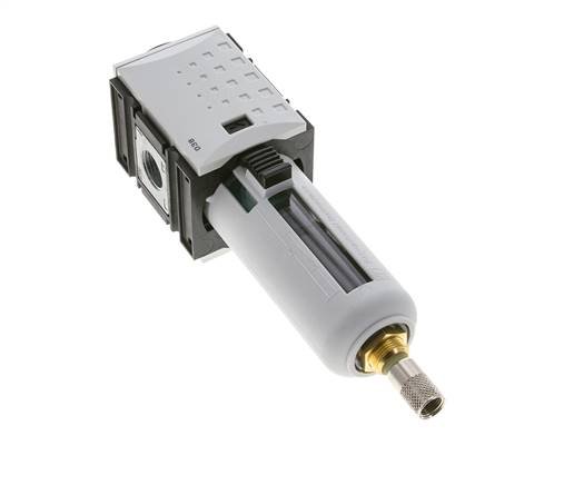 Microfilter 0.01microns G3/8'' 350 l/min Auto (Closed Without Pressure) Polycarbonate Futura 1