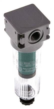 Microfilter 0.01microns G1/4'' 450 l/min Semi-Auto Polycarbonate Multifix 0