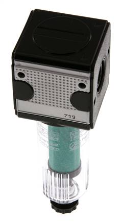 Microfilter 0.01microns G1/4'' 280 l/min Semi-Auto Polycarbonate Multifix 1