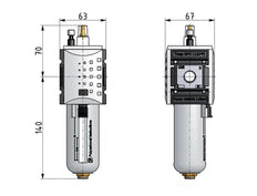 Lubricator G1/2'' Metal Futura 2