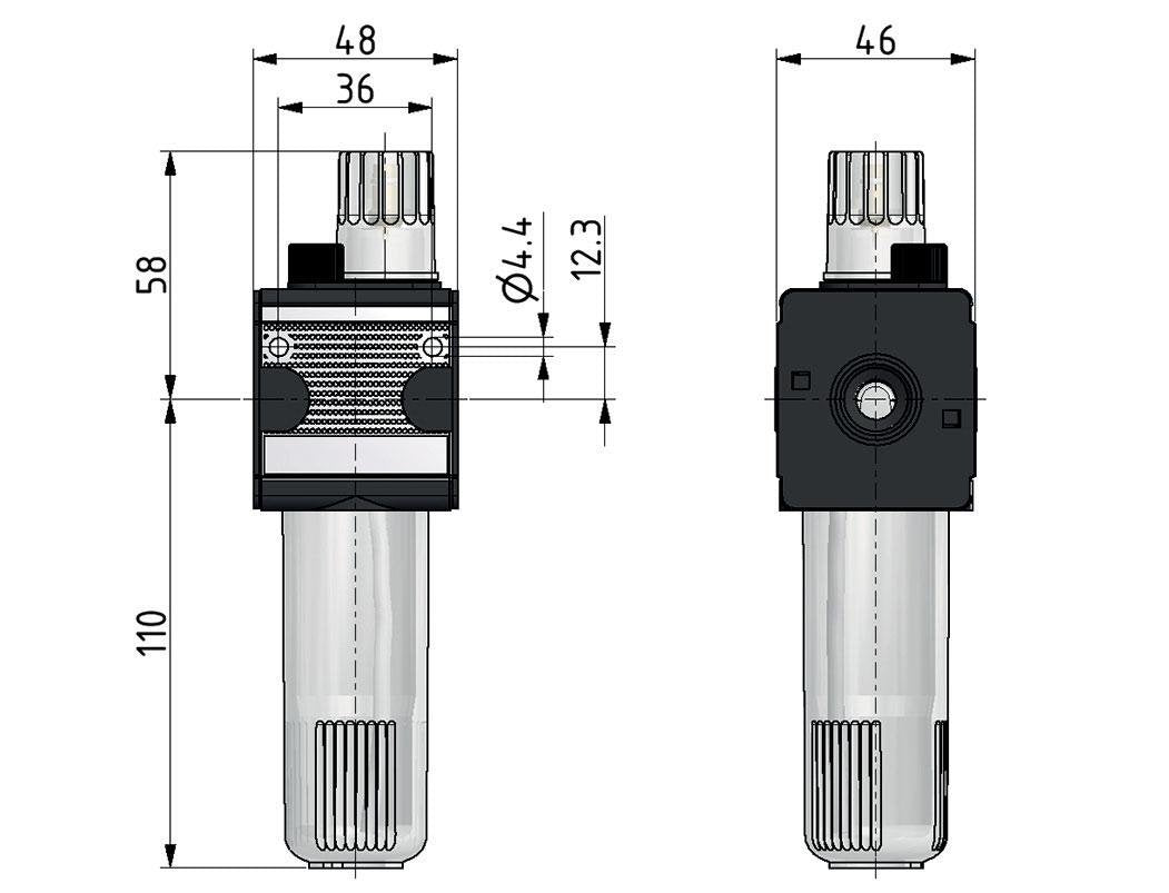 Lubricator G1/4'' Metal Multifix 1