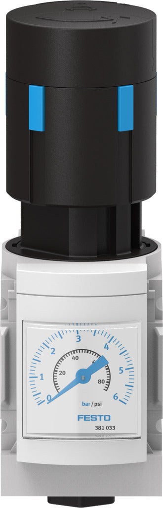 Festo Compressed Air Pressure Regulator G1/4'' 0.3-7bar 1800l/min - 529418