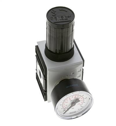 Pressure Regulator for Manifold Assembly G1/4'' 2000 l/min 0.5-8.0bar/7-116psi PA Futura 1