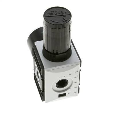 Pressure Regulator for Manifold Assembly G1/4'' 2000 l/min 0.5-8.0bar/7-116psi PA Futura 1