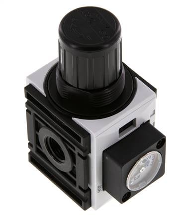 Pressure Regulator G1/4'' 1000 l/min 0.5-10.0bar/7-145psi PA Futura 0