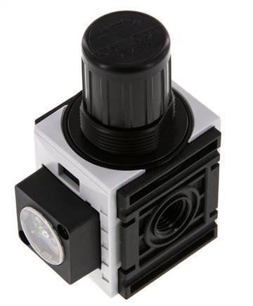 Pressure Regulator G1/4'' 1000 l/min 0.5-10.0bar/7-145psi PA Futura 0