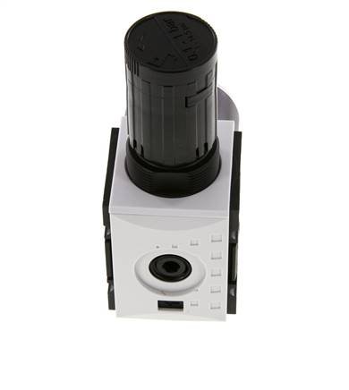 Precision Pressure Regulator G1/4'' 2000 l/min 0.1-1.0bar/1-14psi PA Futura 1