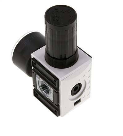 Precision Pressure Regulator G3/8'' 2500 l/min 0.1-2.0bar/1-29psi PA Futura 1