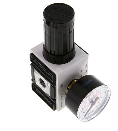 Precision Pressure Regulator G1/4'' 2000 l/min 0.5-8.0bar/7-116psi PA Futura 1