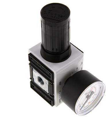 Precision Pressure Regulator G1/4'' 2000 l/min 0.1-1.0bar/1-14psi PA Futura 1